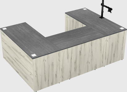 U-shaped desk
