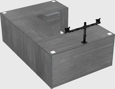 U-shaped desk