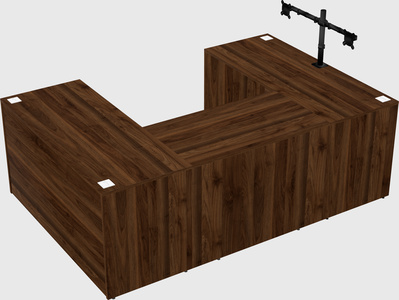 U-shaped desk