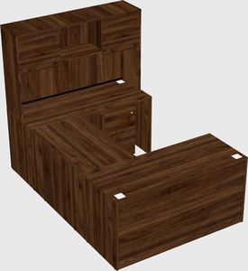 U-shaped desk