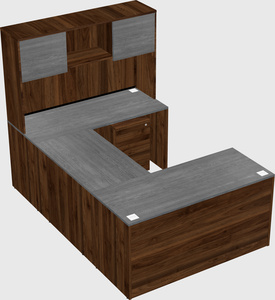 U-shaped desk