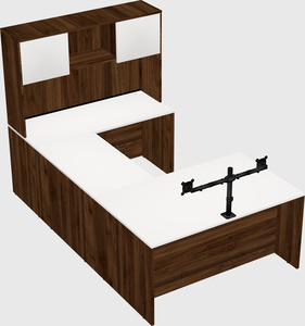 U-shaped desk
