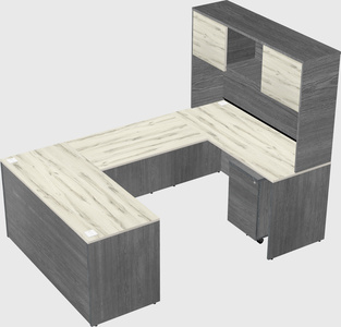 U-shaped desk