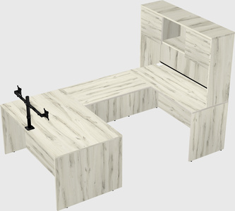 U-shaped desk
