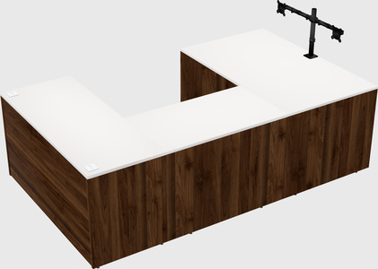 U-shaped desk