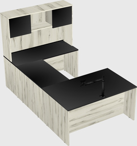 U-shaped desk