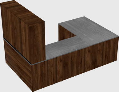 U-shaped desk