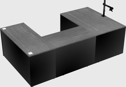 U-shaped desk