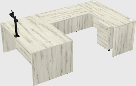 U-shaped desk