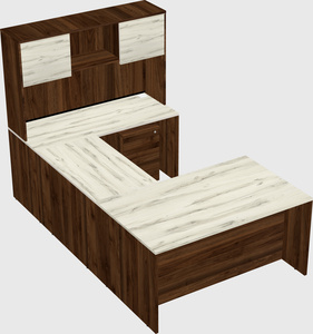 U-shaped desk
