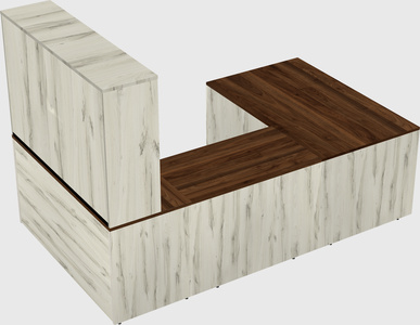 U-shaped desk