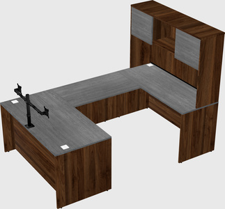 U-shaped desk