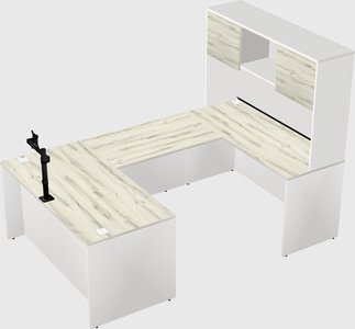 U-shaped desk