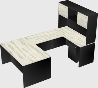 U-shaped desk