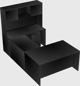 U-shaped desk