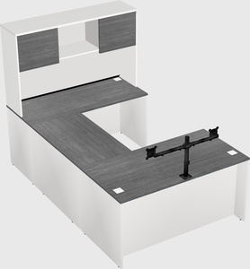 U-shaped desk