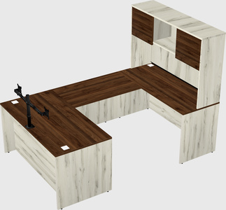 U-shaped desk