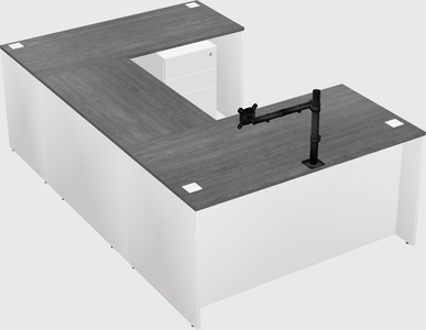 U-shaped desk