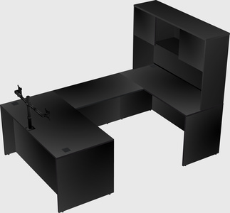 U-shaped desk