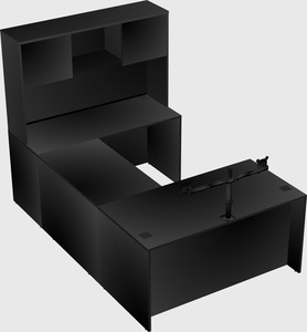 U-shaped desk
