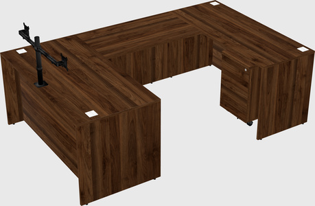 U-shaped desk