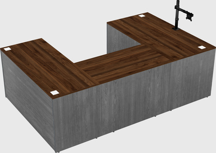 U-shaped desk