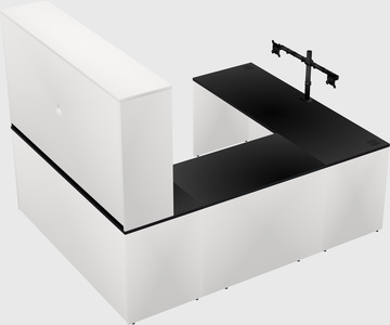 U-shaped desk