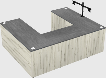 U-shaped desk