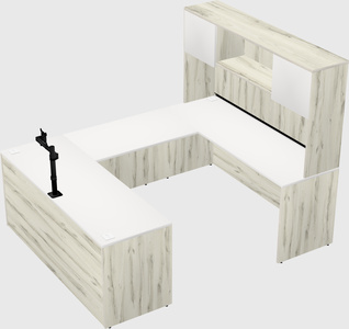U-shaped desk