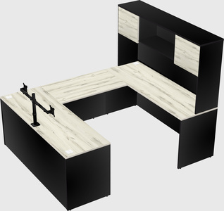 U-shaped desk