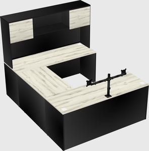 U-shaped desk