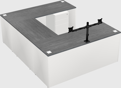 Bureau en u