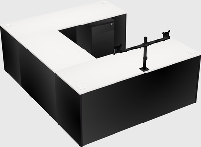 Bureau en u