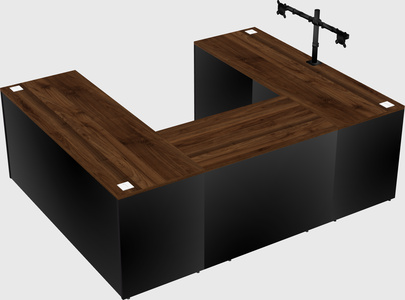 U-shaped desk