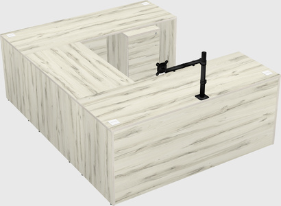 U-shaped desk
