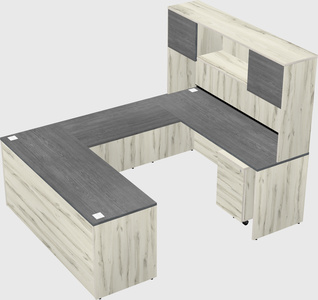 U-shaped desk