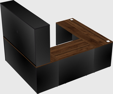 U-shaped desk