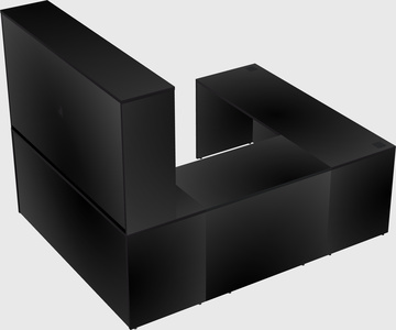 U-shaped desk