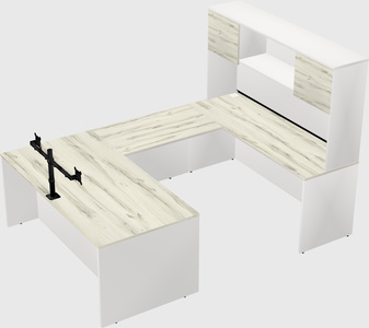 U-shaped desk