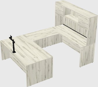 U-shaped desk