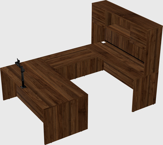U-shaped desk