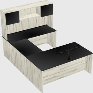 U-shaped desk