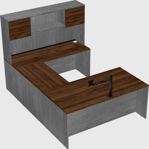 U-shaped desk
