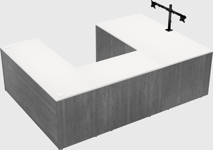 U-shaped desk