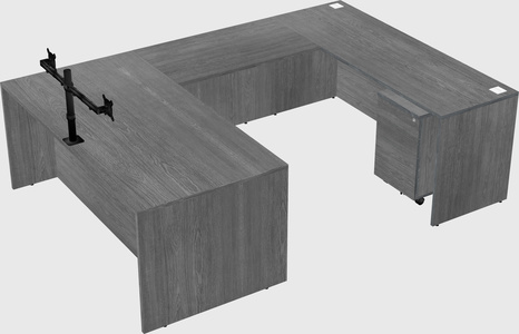 U-shaped desk