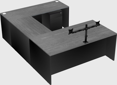 U-shaped desk