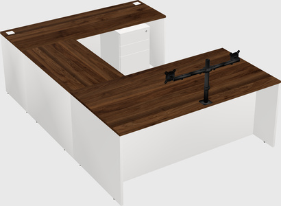 U-shaped desk