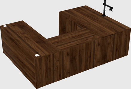 U-shaped desk