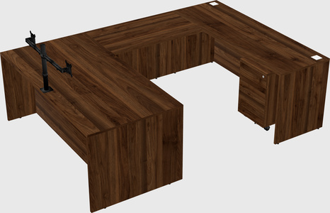 U-shaped desk