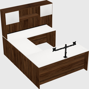 U-shaped desk